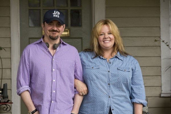 Ben Falcone & Melissa McCarthy on the set of Tammy