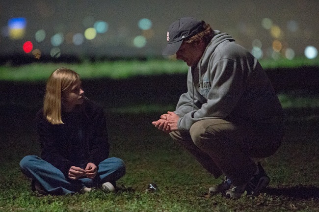 Angourie Rice and Shane Black