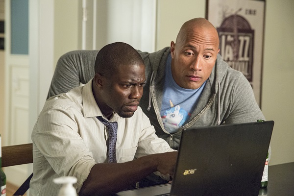 Kevin Hart and Dwayne Johnson in Central Intelligence