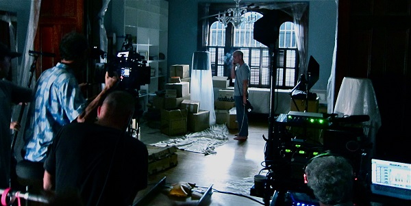 Geoffrey Simpson, ACS photographs Jean-Marc Barr on the set of Whoever Was Using This Bed 