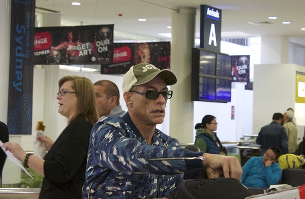 JCVD touches down in Sydney!
