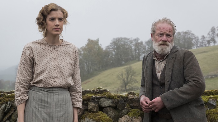Agyness Deyn and Peter Mullan in Sunset Song