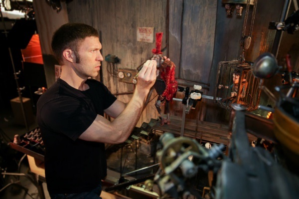 Travis Knight at work on The Boxtrolls