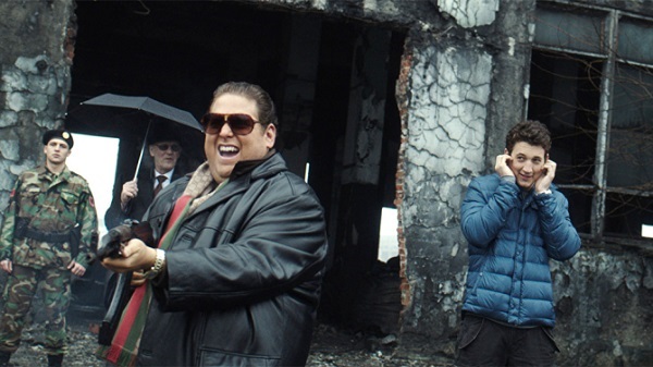 Jonah Hill and Miles Teller in War Dogs