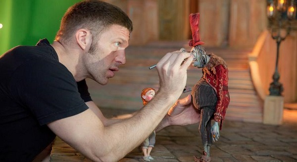 Travis Knight at work on The Boxtrolls