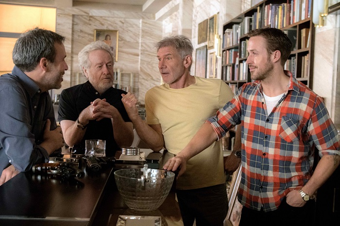 Denis Villeneuve, Ridley Scott, Harrison Ford and Ryan Gosling fire up for Blade Runner 2049