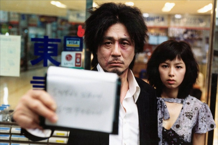 Choi Min-Sik and Hye-jeong Kang in Oldboy
