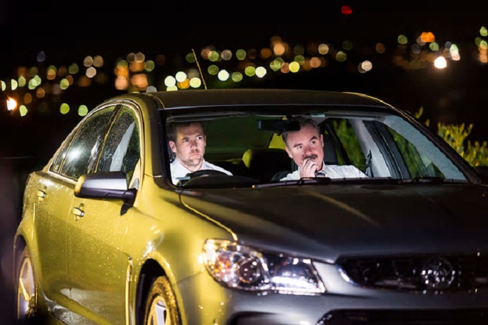 Patrick Brammall and Darren Gilshenan in No Activity