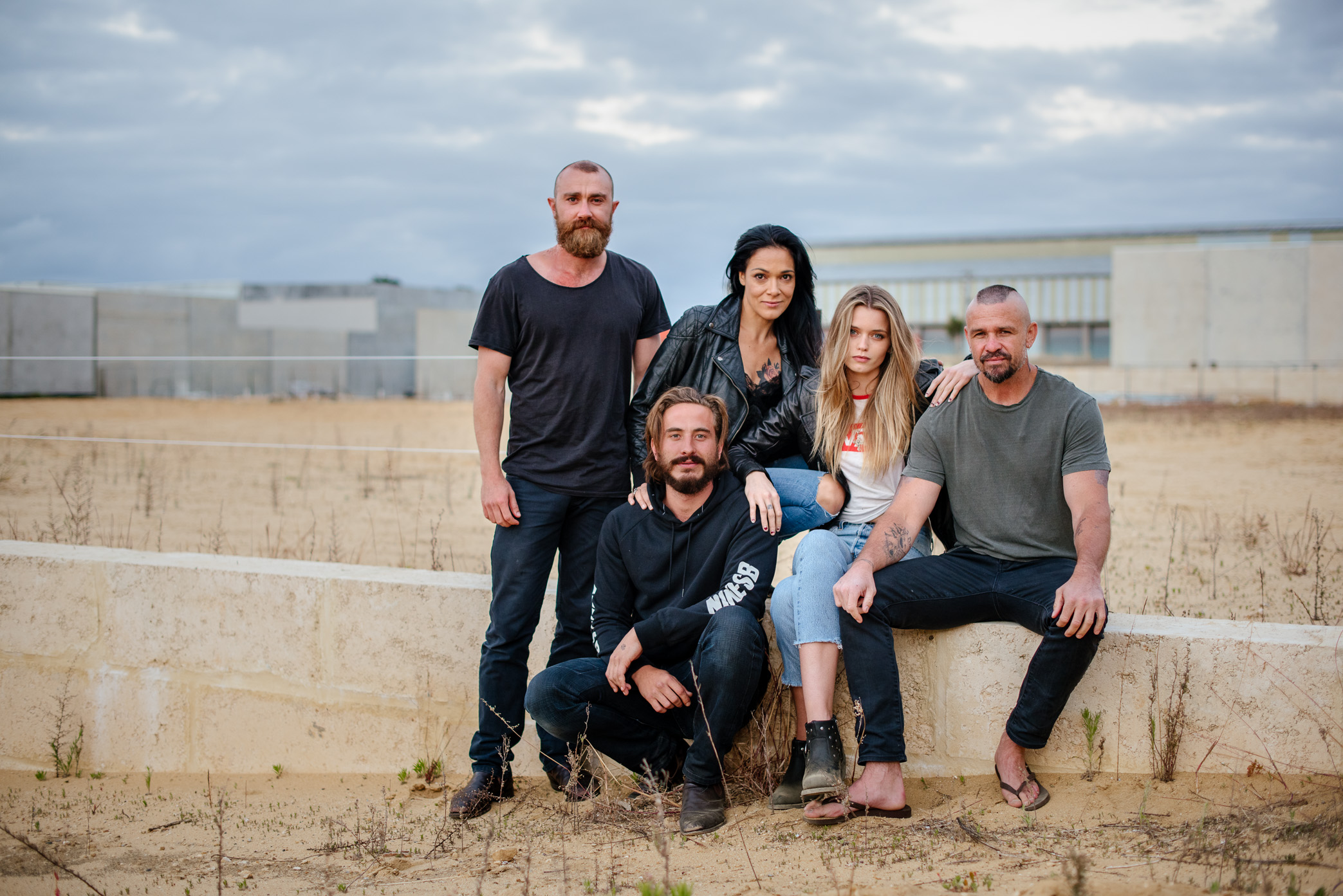 Josh McConville, Simone Kessell, Ryan Corr, Abbey Lee Kershaw and Matt Nable