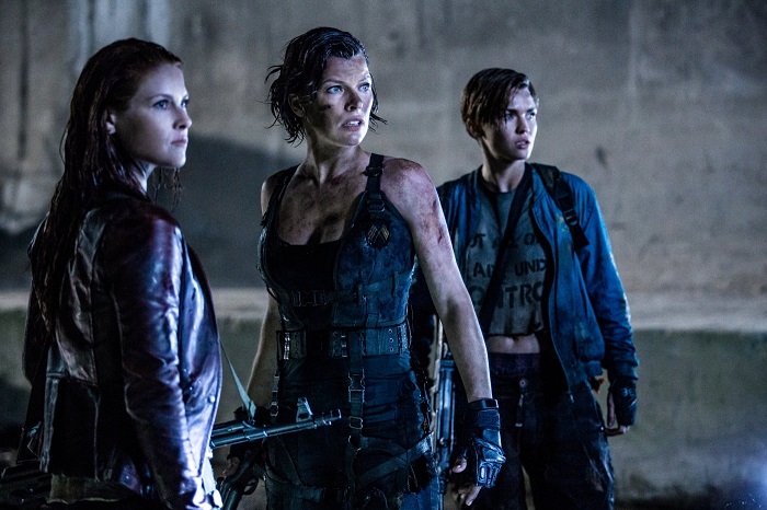 Ali Larter, Milla Jovovich and Ruby Rose in Resident Evil: The Final Chapter