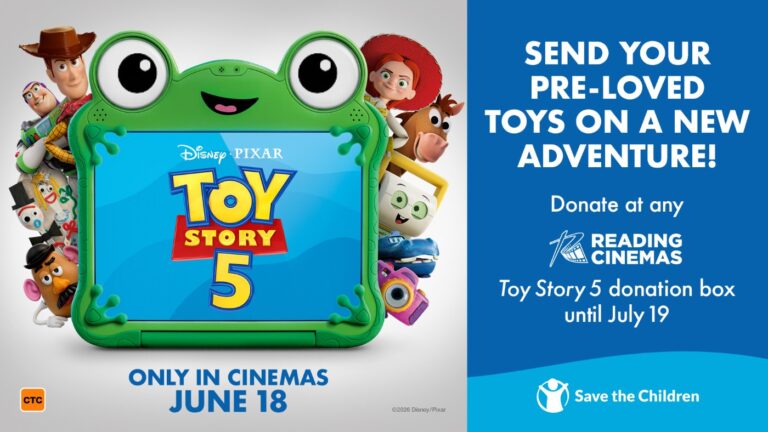 Send your pre-loved Toys on a new adventure at Reading Cinemas