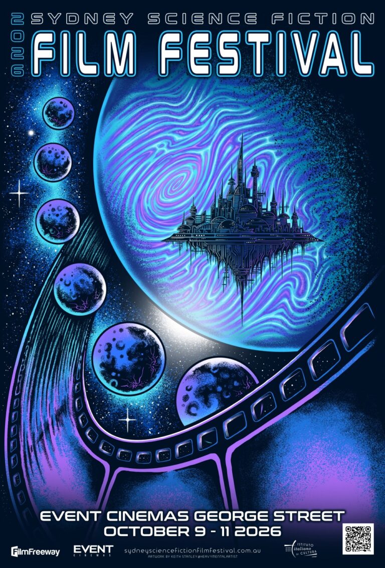 HEAVY MENTAL’S KEITH STANLEY ​CREATES ORIGINAL POSTER ART FOR 2026 SYDNEY SCIENCE FICTION FILM FESTIVAL